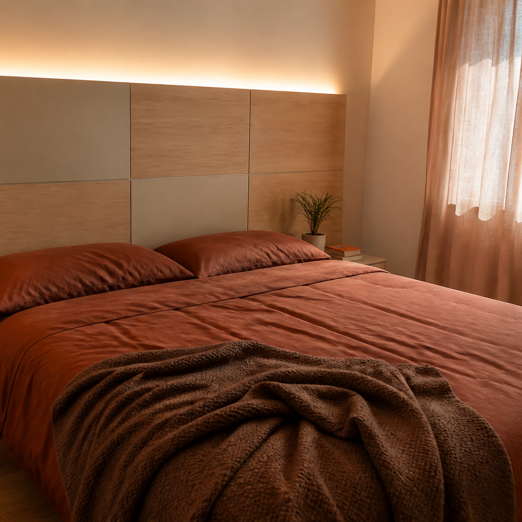 Parete effetto legno caldo Rovere Calma 3