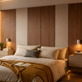 Parete Camera premium hotel Noce Materia 1