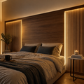 Parete Camera premium hotel Noce Naturale 1