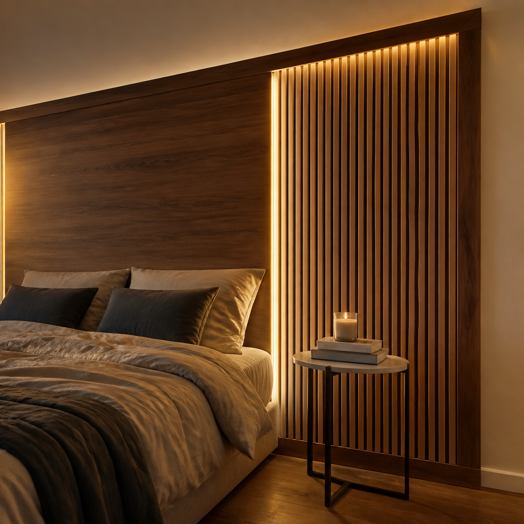 Parete Camera premium hotel Noce Naturale 3