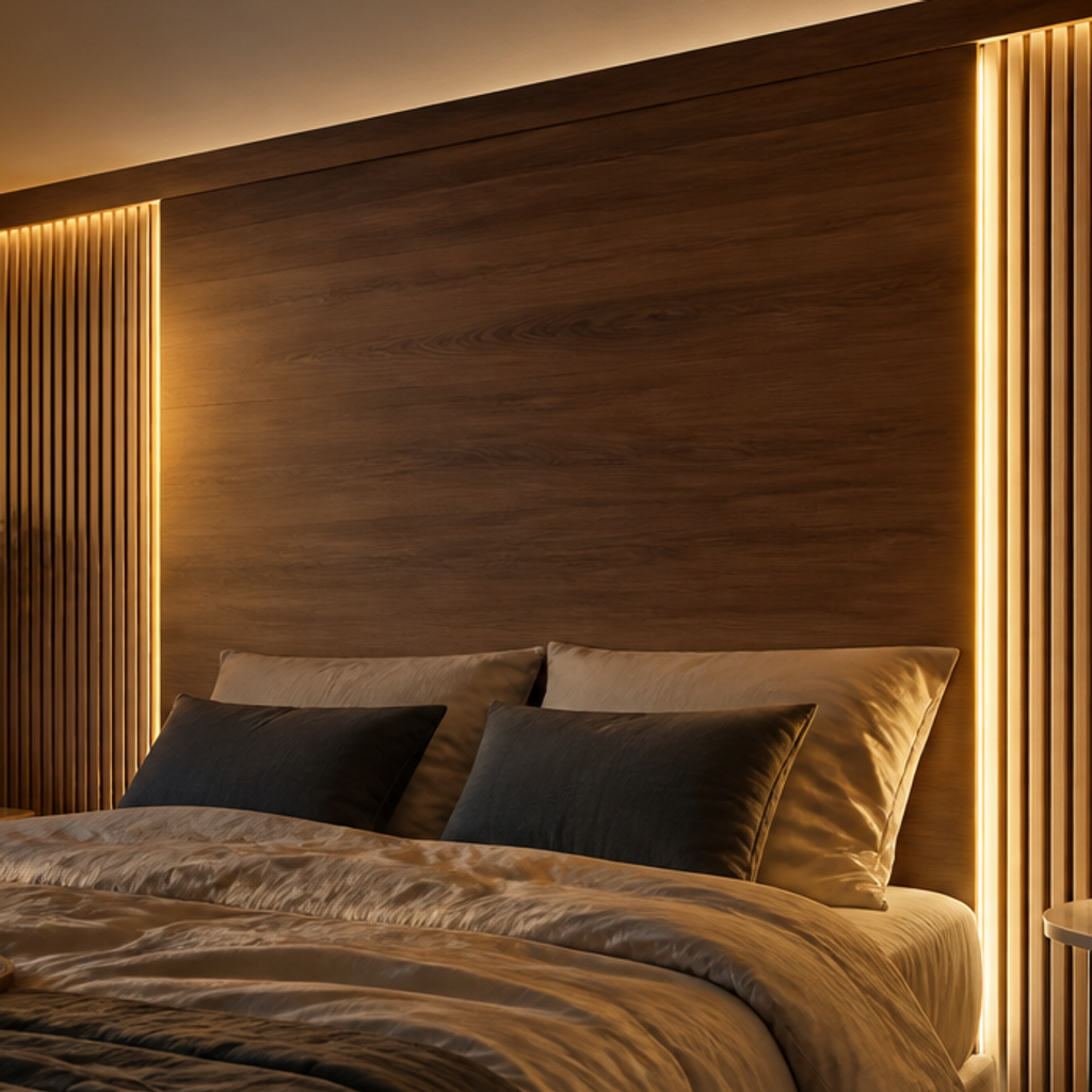 Parete Camera premium hotel Noce Naturale 4