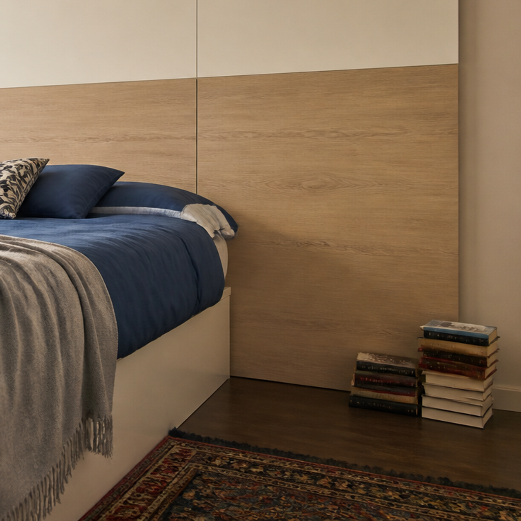 Parete Camera compact apartment Rovere Forma 5