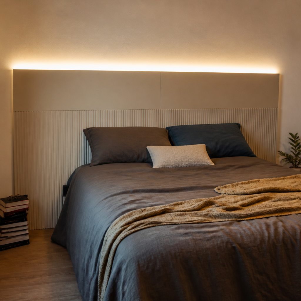 Parete Camera compact apartment Canapa Atelier 1