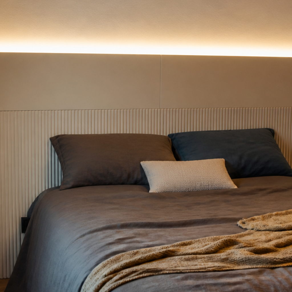 Parete Camera compact apartment Canapa Atelier 4